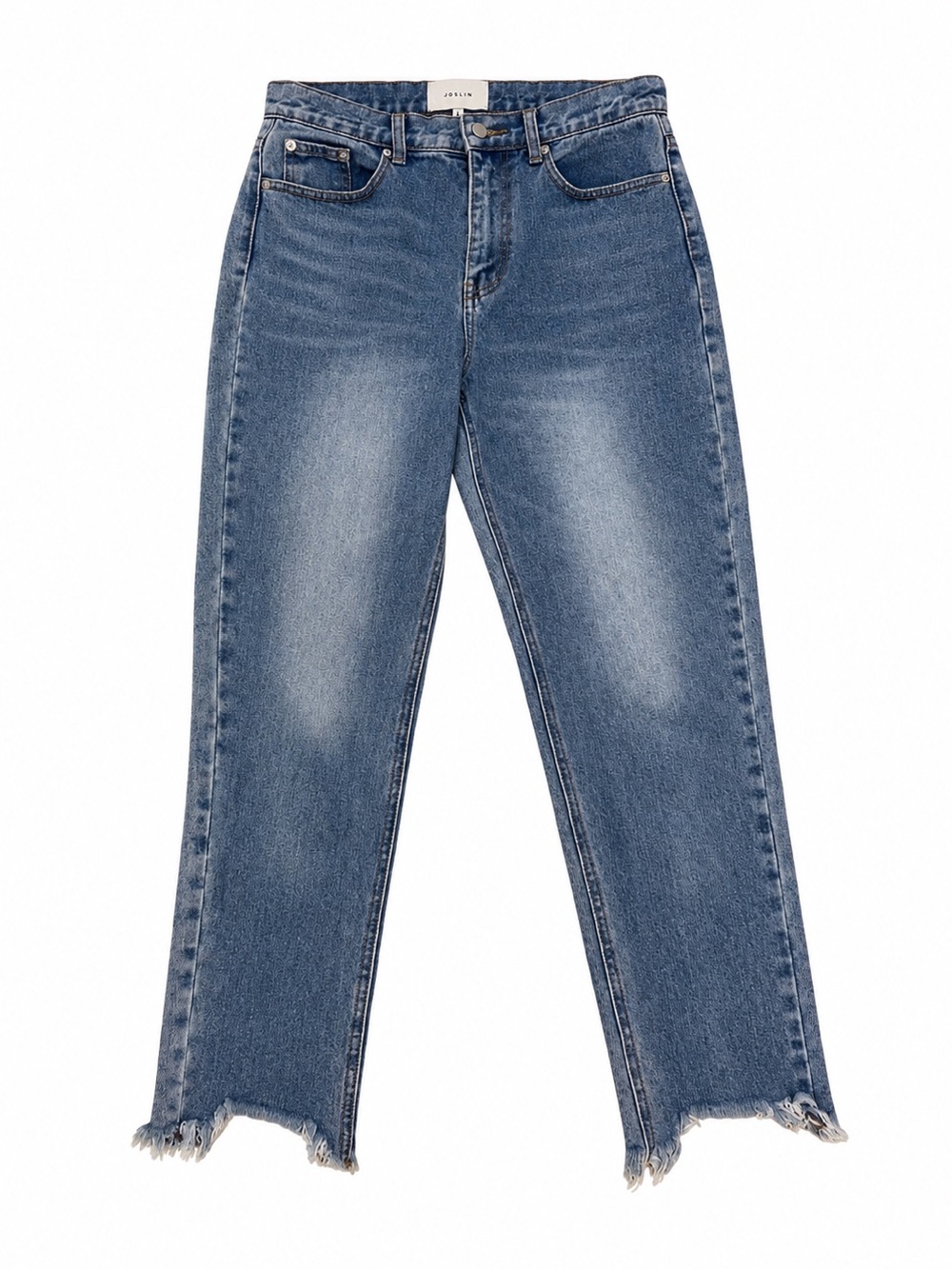 JOSLIN High Rise Straight Leg Jeans Y2K Minimalist Denim Size 26